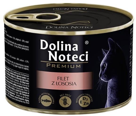 Корм вологий для кішок Dolina Noteci Premium Salmon Fillet із філе лосося 185 г (1719087211)