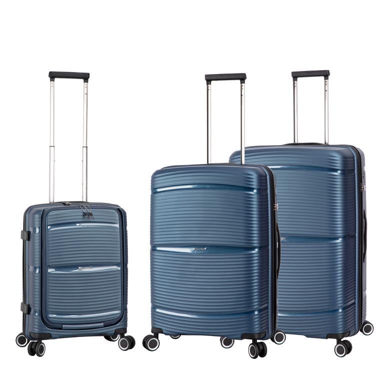 Комплект чемоданов Snowball 94103 Синий (dfd8661aafd84d0012f5a4db4c7f7ff0)