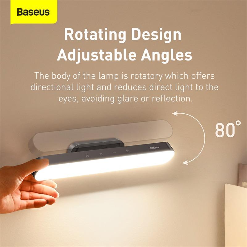 Лампа універсальна Baseus Magnetic Stepless Dimming Charging Desk Lamp 4,5 W 1800 mAh 4-24h - фото 8