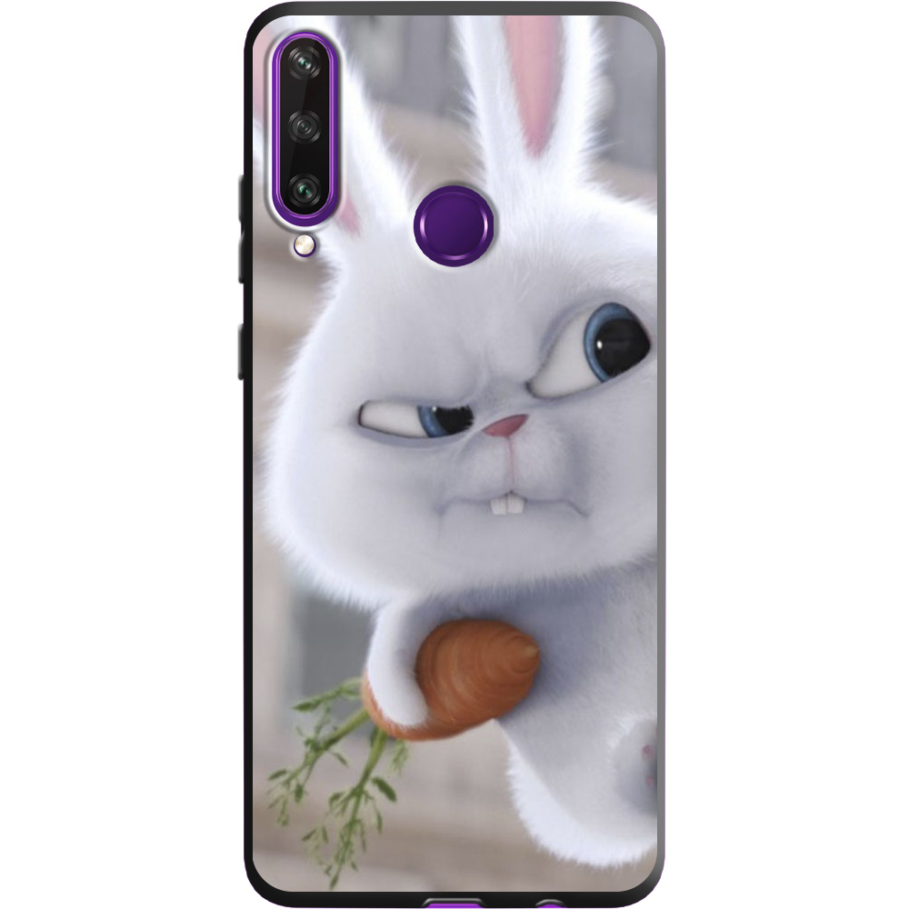 Чехол Boxface Huawei Y6p Rabbit Snowball Черный силикон (40017-up1116-40308)