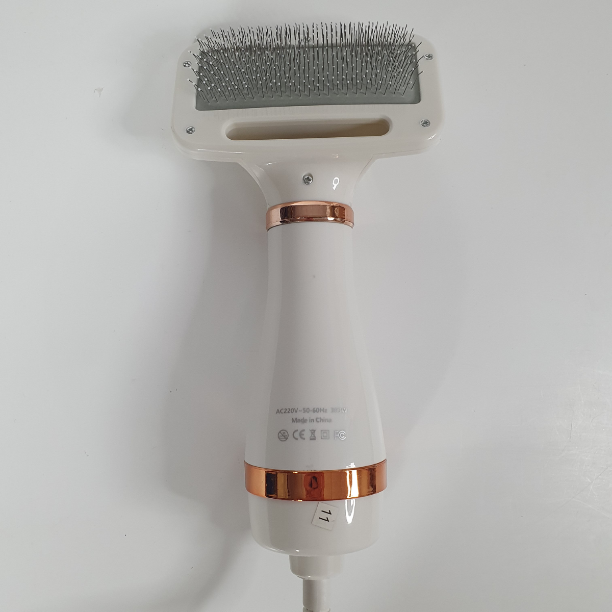 Фен щетка для груминга животных Pet Grooming Dryer для шерсти собак и кошек (LK951-White/Gold)