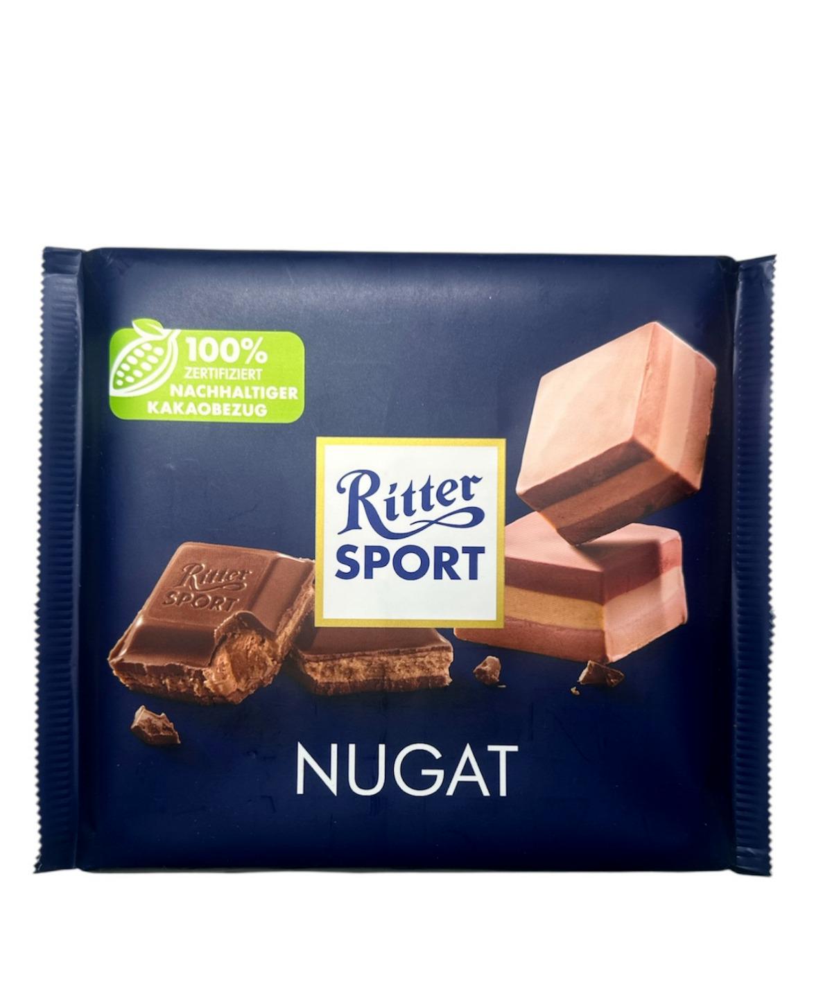 Шоколад молочний Ritter Sport Nugat 250 г (61050)