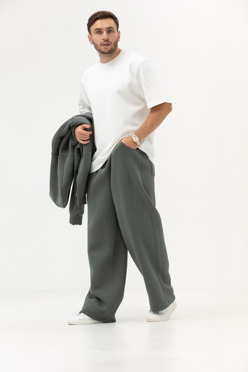 Спортивний костюм чоловічий Україна на флісі/кофта на замку M Оливковий (OBR-5291OL-M) - фото 8 Спортивний костюм чоловічий Україна на флісі/кофта на замку M Оливковий (OBR-5291OL-M) - фото 8