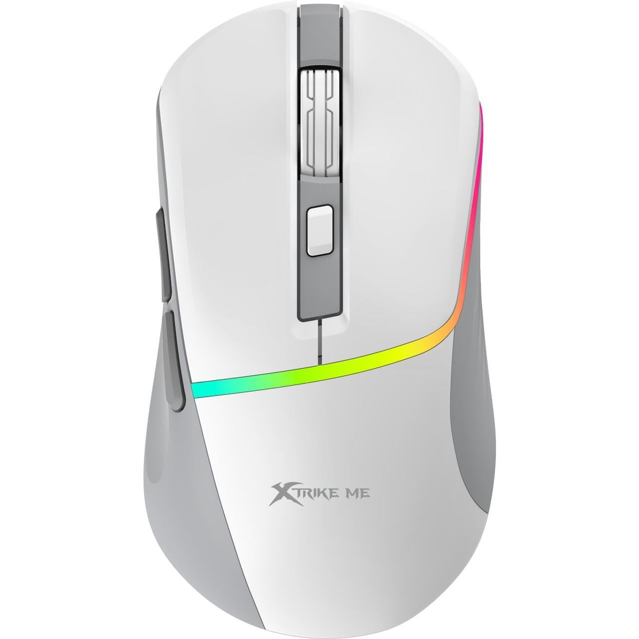 Компьютерная мышка игровая Xtrike ME GM-322 RGB 7200 dpi 6 кнопок Белый (36261211)