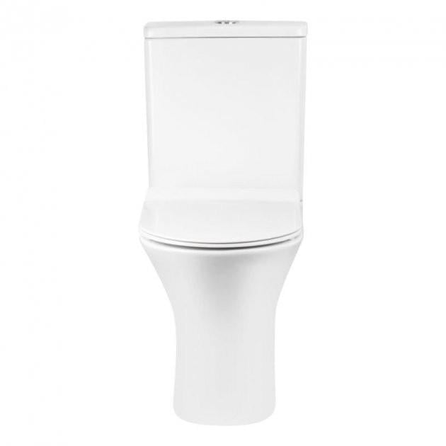 Унітаз підлоговий Qtap Virgo Rimless 7,5 л 608x360x800 мм (1749114282) - фото 4 Унітаз підлоговий Qtap Virgo Rimless 7,5 л 608x360x800 мм (1749114282) - фото 4