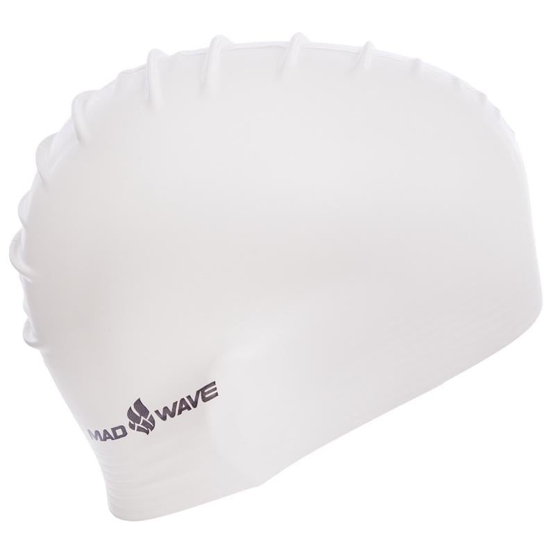 Шапочка для плавання для дорослих MadWave SOLID M056501 латексна Білий (M056501_Белый) - фото 3 Шапочка для плавання для дорослих MadWave SOLID M056501 латексна Білий (M056501_Белый) - фото 3