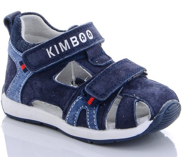 Кожаные сандалии Солнце H116-1K р. 21 Синий