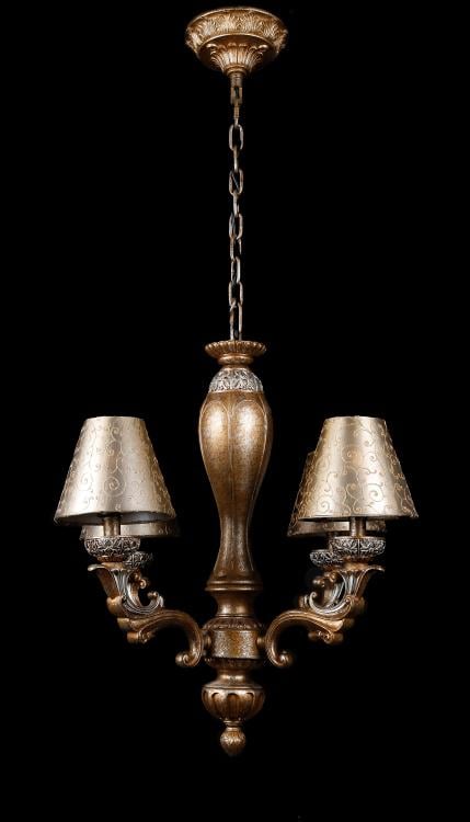 Люстра с плафонами Ray L1276CF2/4 GAB (IR006750)