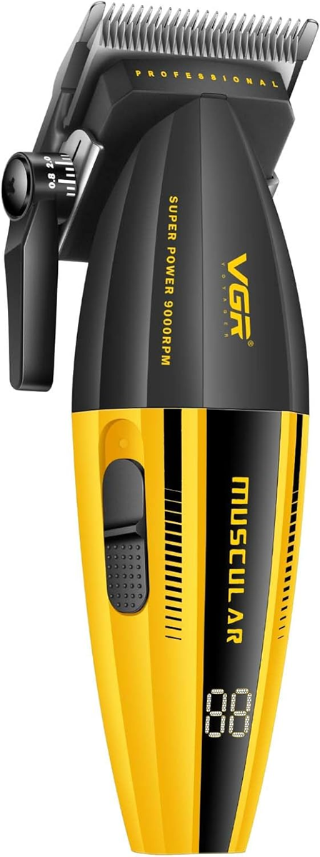Машинка для стрижки волос VGR USB 5 Вт Li-ion Черно-желтый (V-285) - фото 3 Машинка для стрижки волос VGR USB 5 Вт Li-ion Черно-желтый (V-285) - фото 3