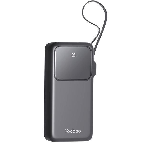 Повербанк с быстрой зарядкой 20000 мАч 22,5W Yoobao Q22 PD+QC Черный (epic1996)
