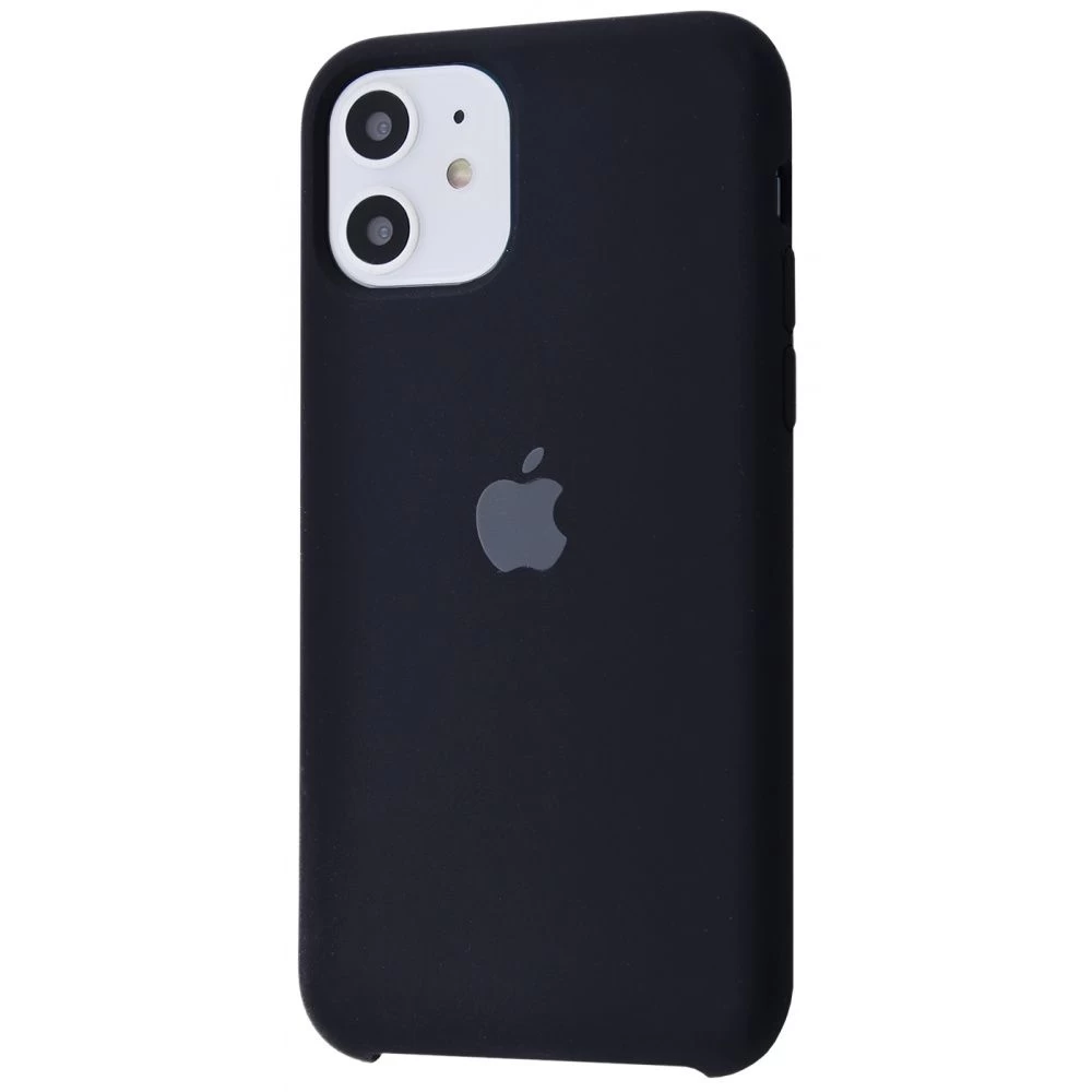 Силиконовый Чехол Накладка Silicone Case для iPhone 11 Black