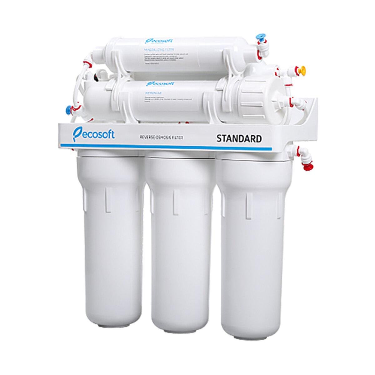 Фильтр обратного осмоса Ecosoft Standard 6-50 M c минерализатором (MO650MECOSTD) - фото 3 Фильтр обратного осмоса Ecosoft Standard 6-50 M c минерализатором (MO650MECOSTD) - фото 3