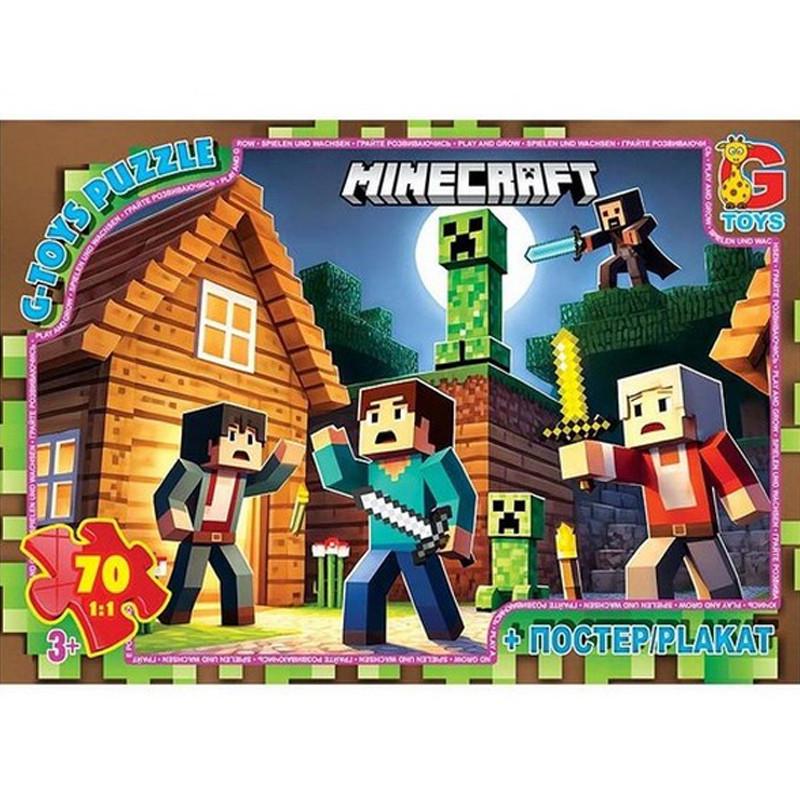 Пазл-плакат дитячий Minecraft MC799 70 ел. (26125213)