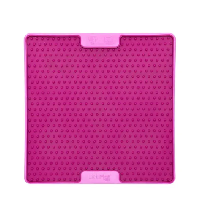 Килимок для ласощів LickiMat Pro Soother 20x20 см Pink - фото 2