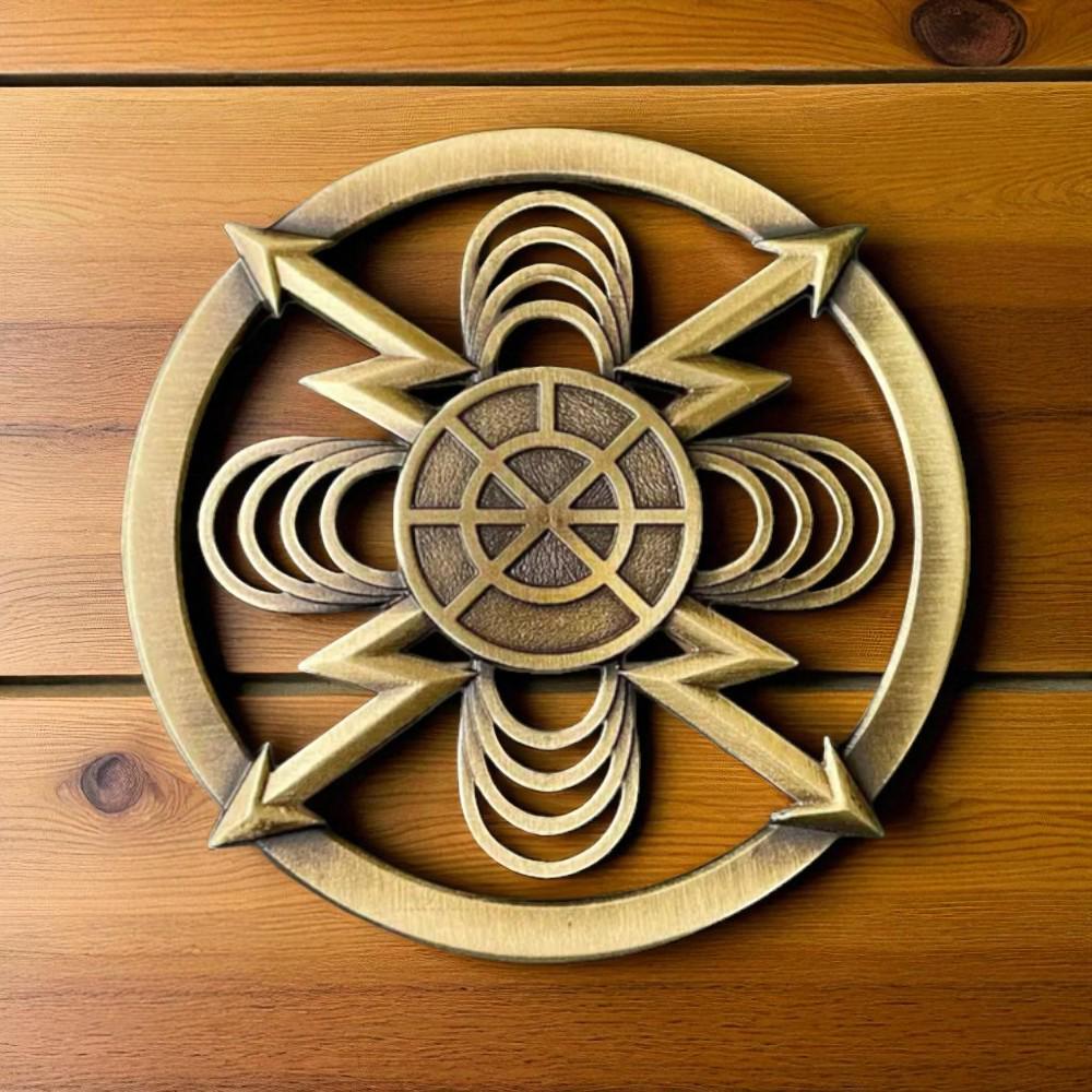 Кокарда Радіотехнічних військ і зв'язку - фото 2 Кокарда Радіотехнічних військ і зв'язку - фото 2