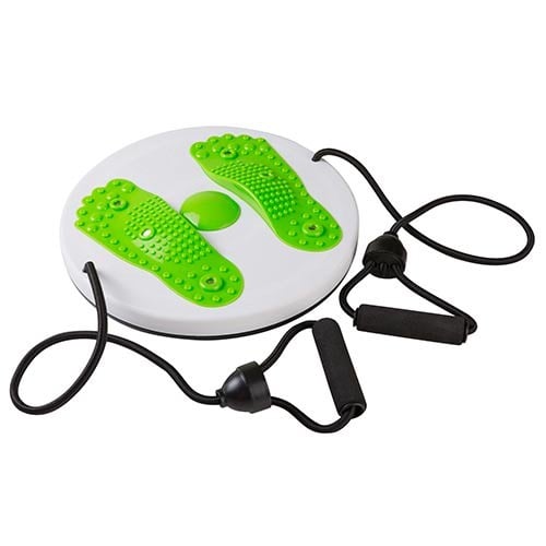 Гимнастический диск с ручками 28 см Зеленый