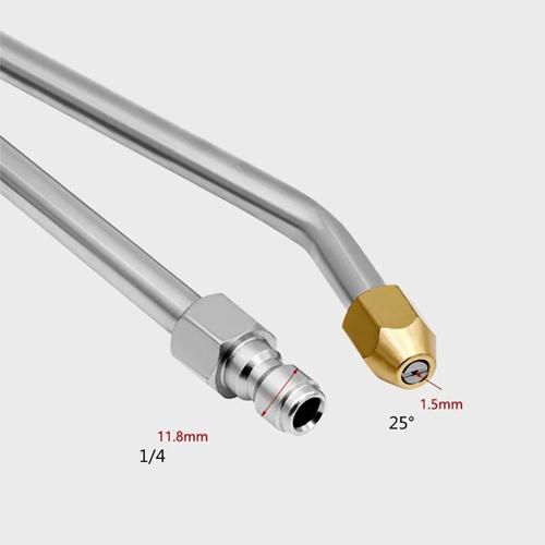 Насадка угловая для моек высокого давления быстросъемная 25° 170 мм 1/4" (928142) - фото 2