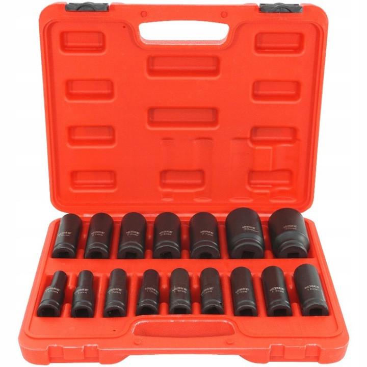 Набор головок Verke V39462 ударные 1/2" 10-32 мм 16 шт. (10587)