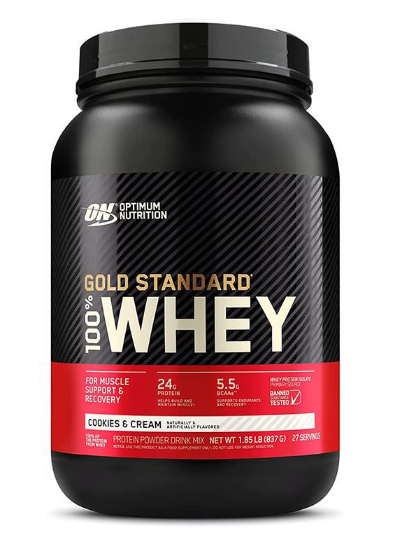 Протеин Optimum Gold Standard 100% Whey 837 г Печенье-крем (8893V14007)