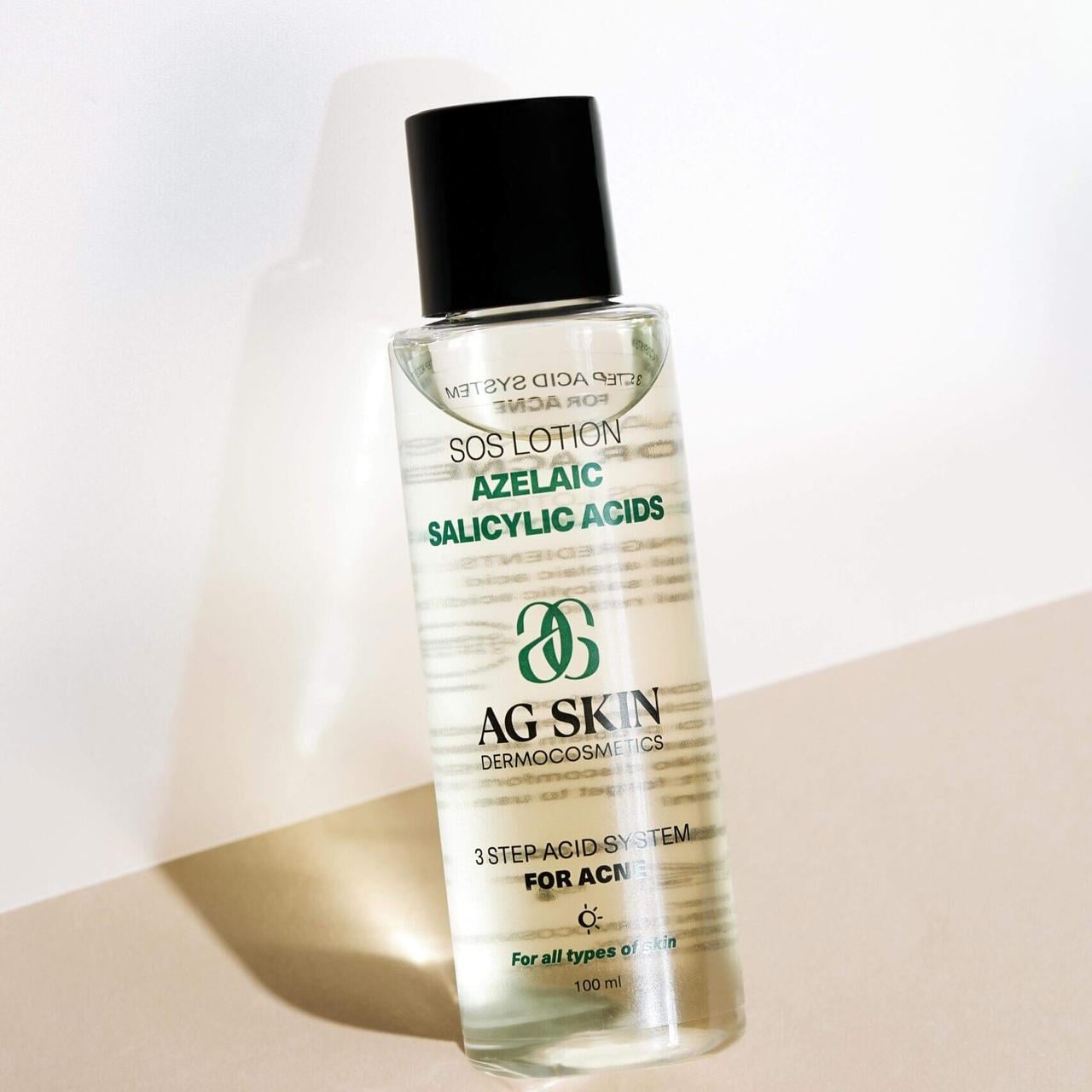 Лосьон AG Skin SOS LOTION AZELAIC SALICYLIC ACIDS с азелаиновой кислотой 100 мл (2472283032)