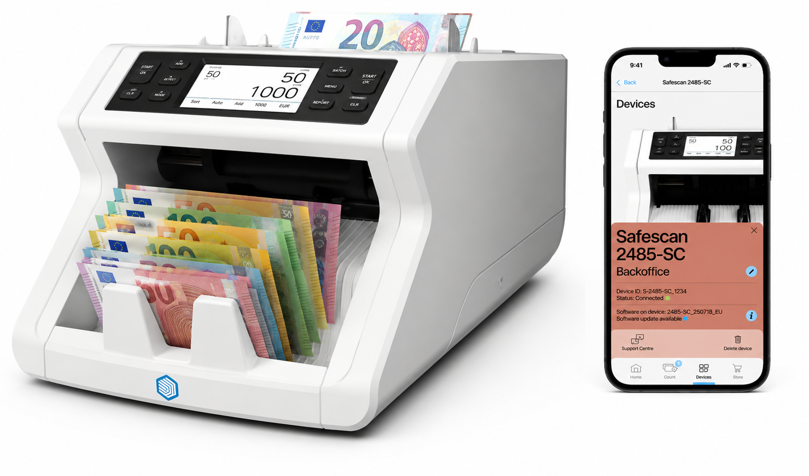 Лічильник банкнот Safescan 2865-SC