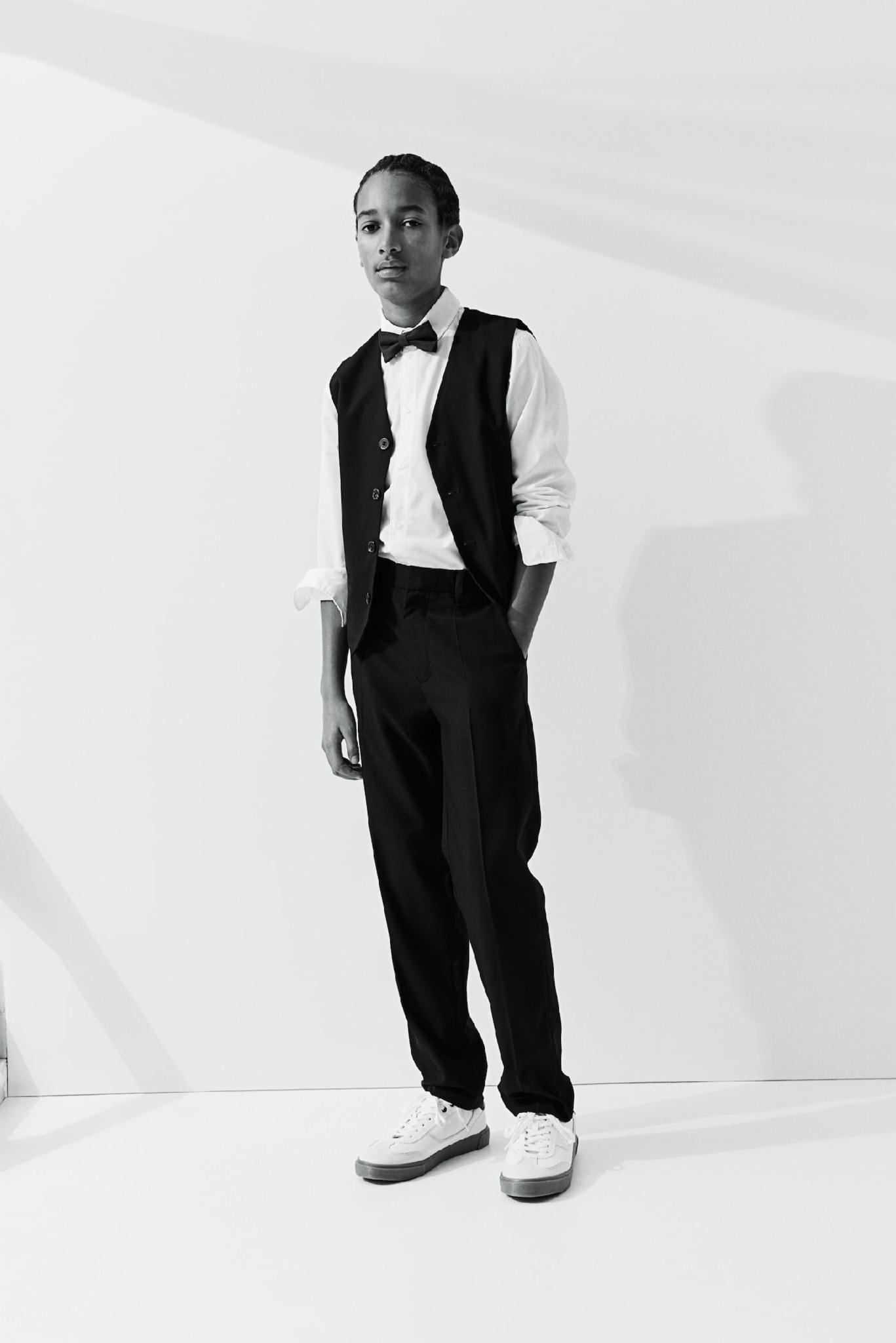 Брюки H&M 158 см Темно-синий (1203797)