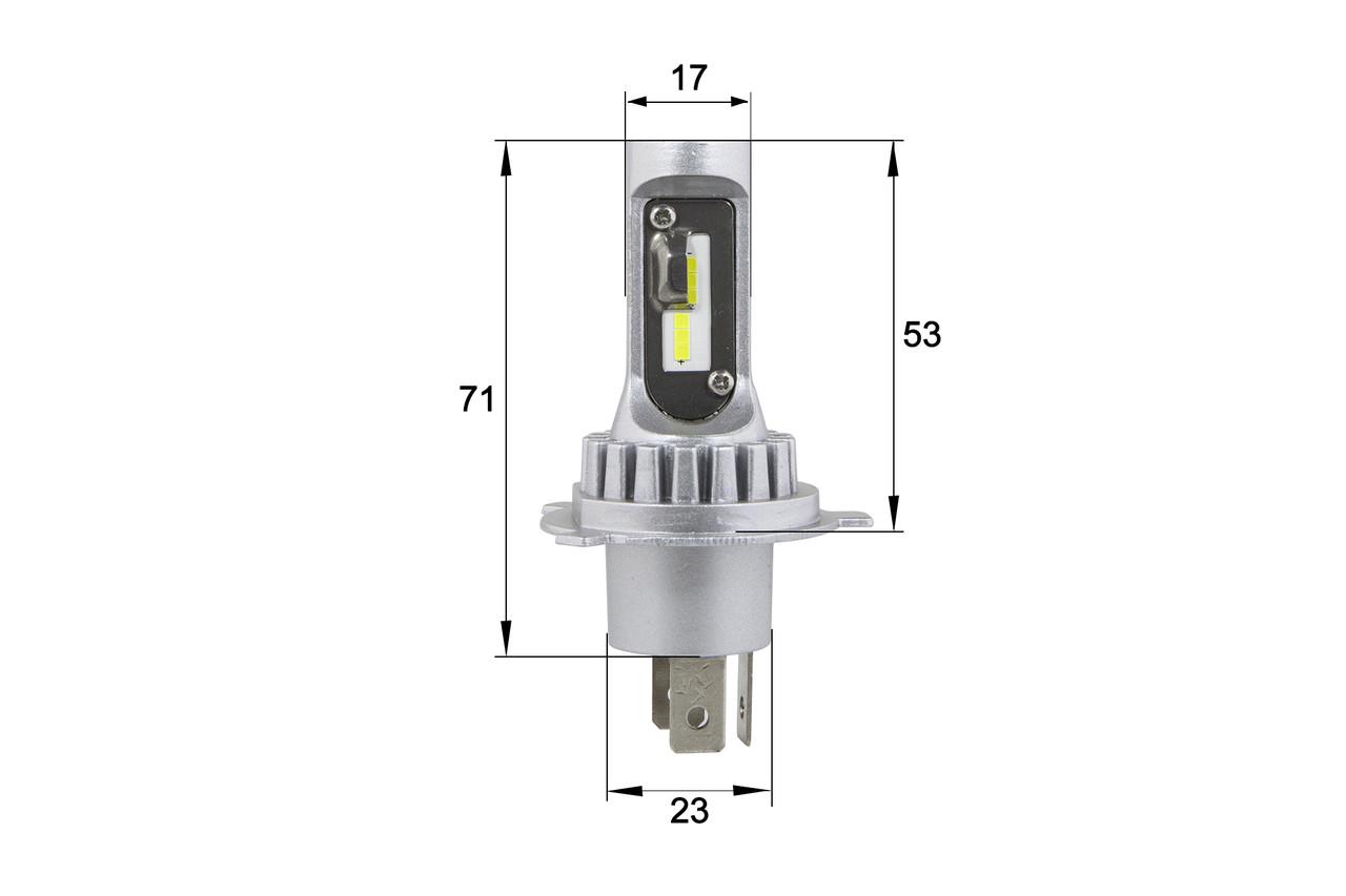 LED лампа Sho-Me F3 H11 6500K 20W 2 шт. - фото 2