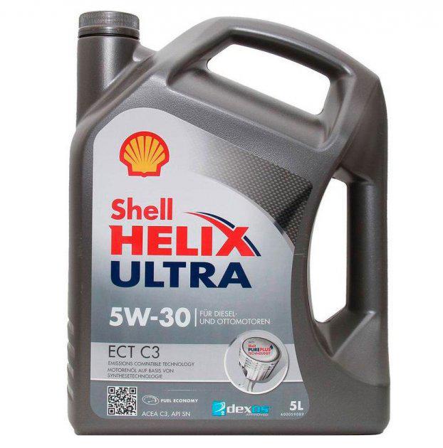 Моторне масло Shell Helix Ultra ECT C3 5W-30 5 л (550042845)