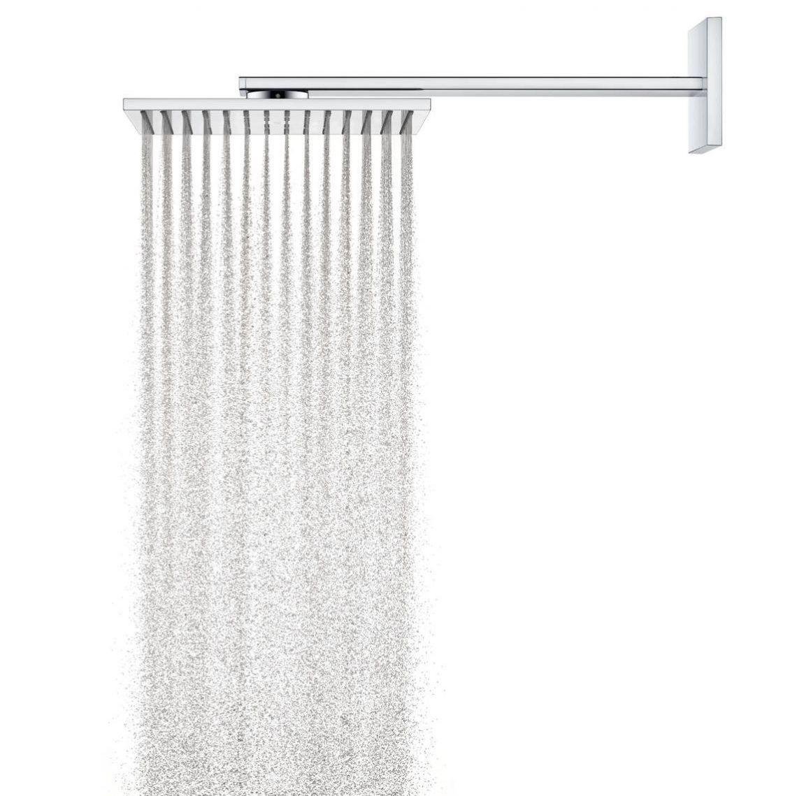 Душ верхний с держателем Axor ShowerSolutions 300х300 2jet Хром (35318000) - фото 3