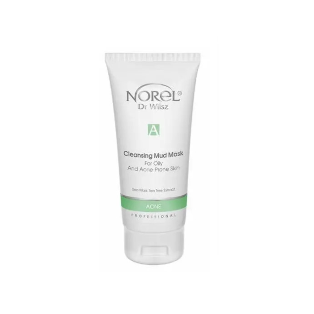 Маска для жирної шкіри з вугровим висипом Norel Acne Сleansing Mud Mask 200 мл (0162)