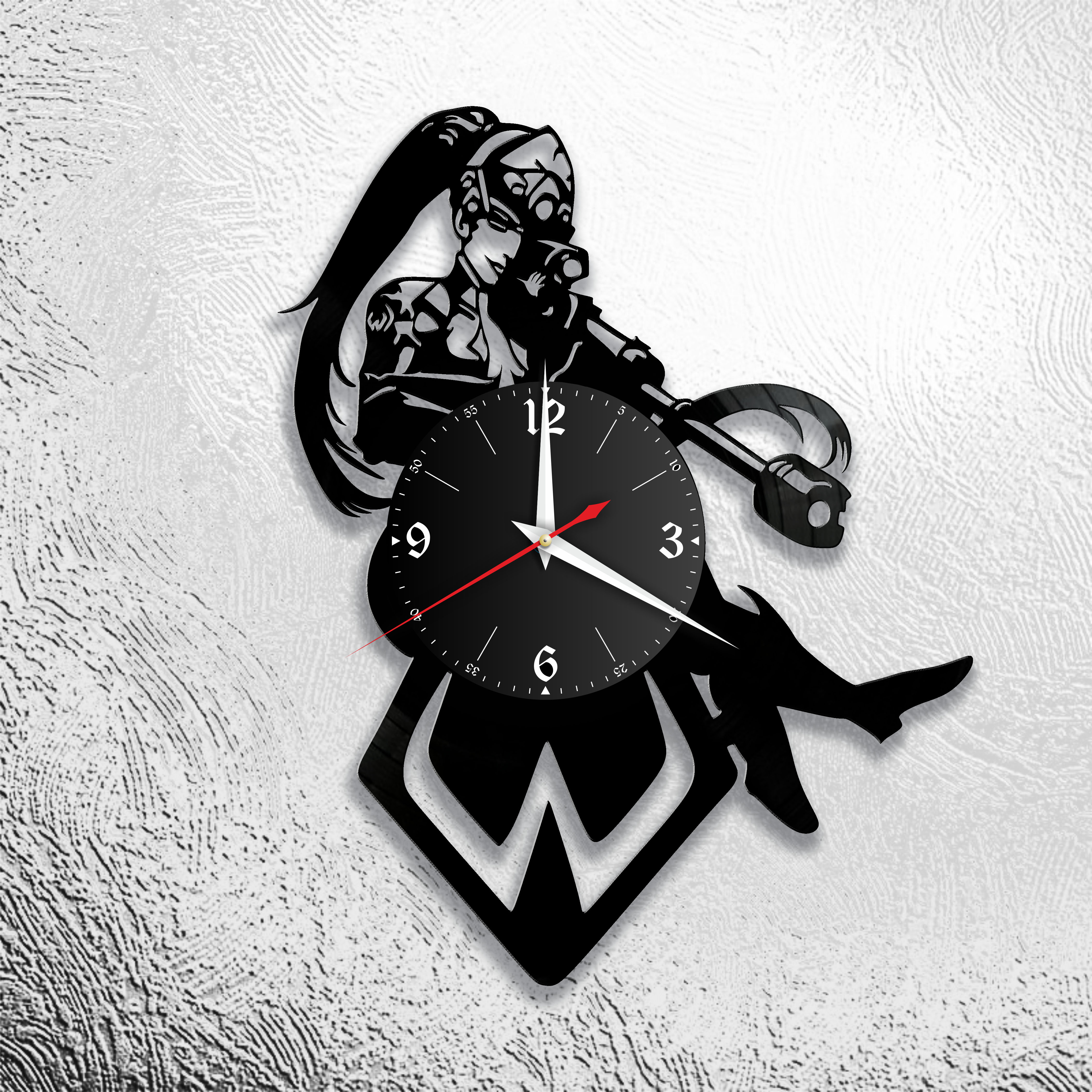 Годинник настінний Overwatch 0995 з вінилової платівки