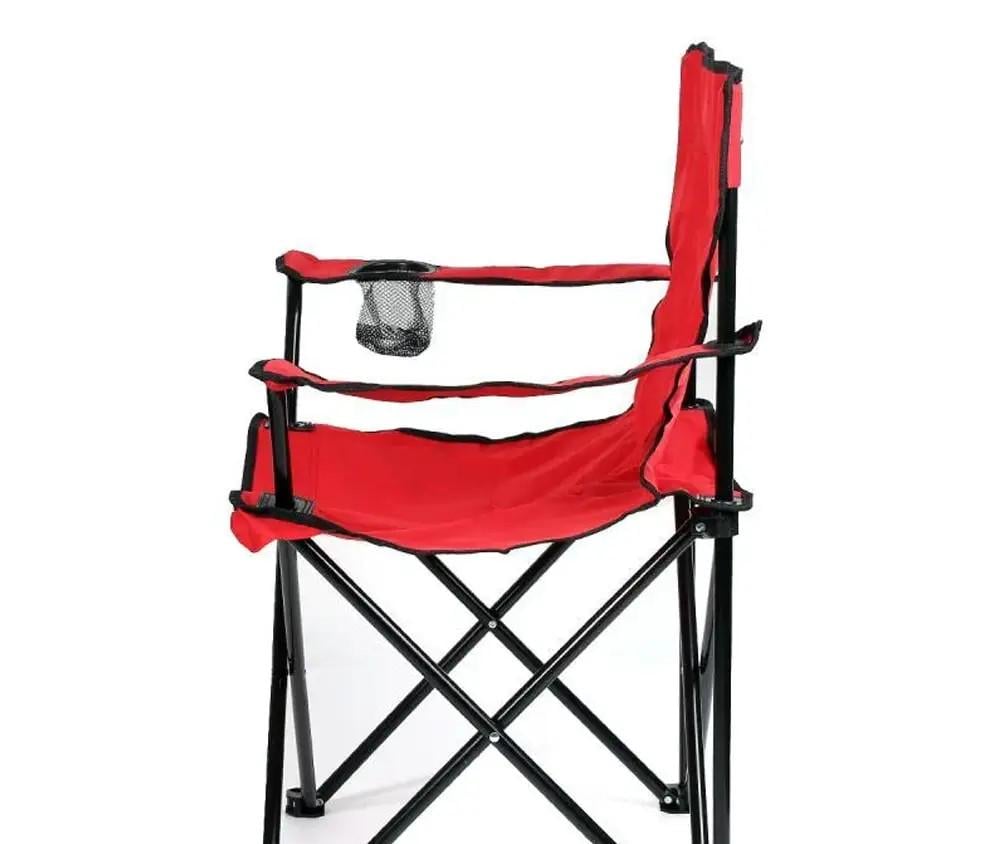 Стілець туристичний Павук M15047 з підсклянником для кемпінгу Червоний (M15047) - фото 2 Стілець туристичний Павук M15047 з підсклянником для кемпінгу Червоний (M15047) - фото 2