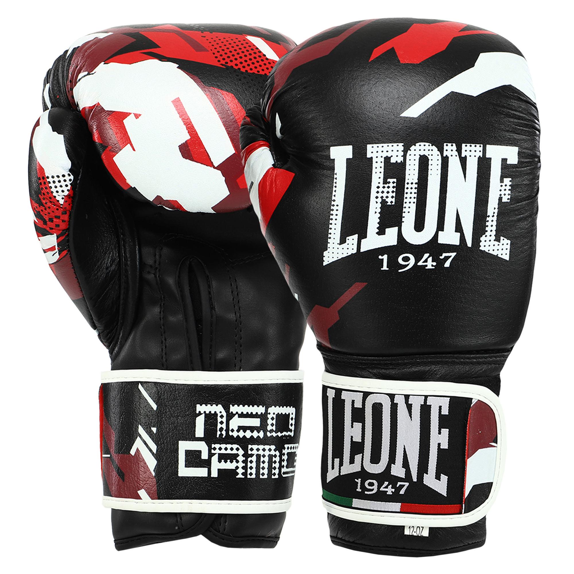 ᐉ Боксерские перчатки Leone BO-3889 10 унций Красный камуфляж ...