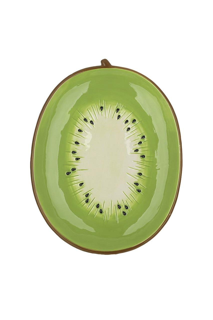 Тарілка керамічна Ківі ЦБ-00277171 Зелений