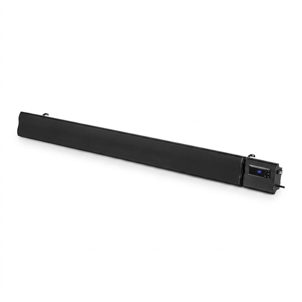 Обогреватель инфракрасный настенный Blumfeldt Cosmic Beam Plus 10031977 2400 Вт IP44 Черный (3068)