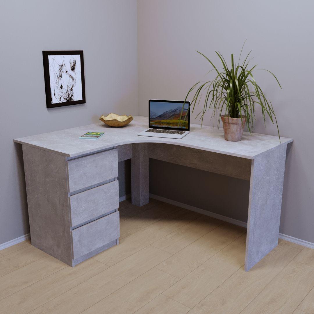 Письмовий стіл Тіса-меблі СП-111/3 160x120x75 см Індастріал