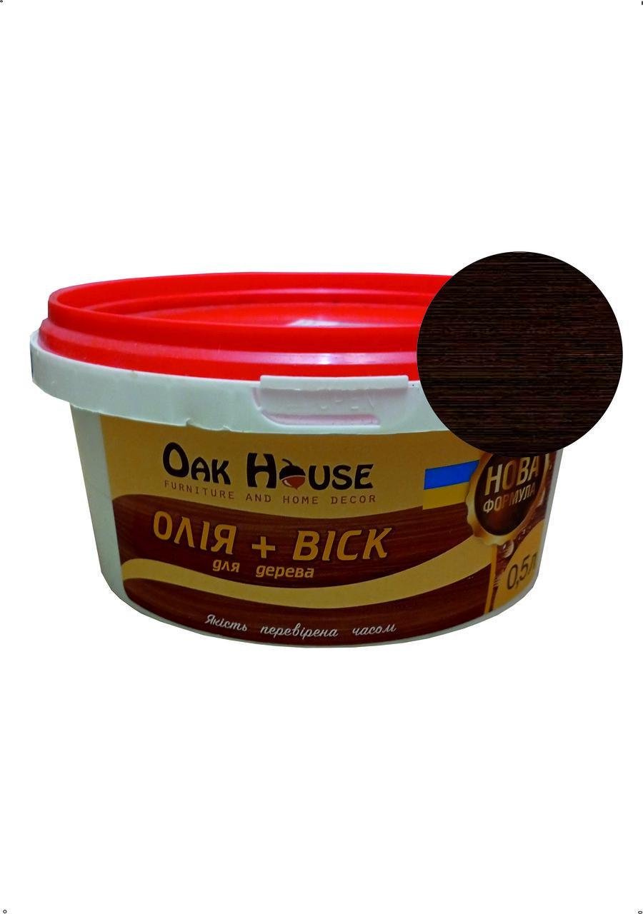 Масло-воск Oak house для дерева 500 мл Венге (28716106)