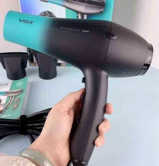 Фен для волосся VGR V-463 з двома насадками та холодним обдуванням (9101) - фото 3