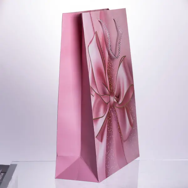 Подарочный пакет с бантом 30х12х42 см 12 шт. (HP-10359-14) - фото 4 Подарочный пакет с бантом 30х12х42 см 12 шт. (HP-10359-14) - фото 4