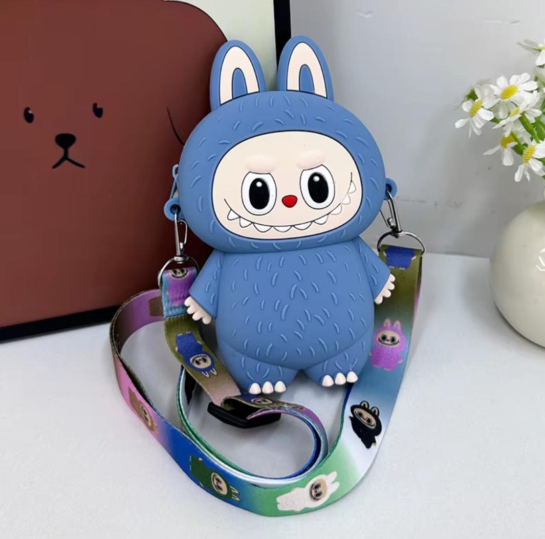 Кошелек силиконовый Labubu Голубой (2622823922)