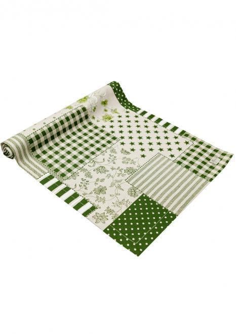 Ранер Прованс Господиня печворк 40x140 см Зелений (31542)