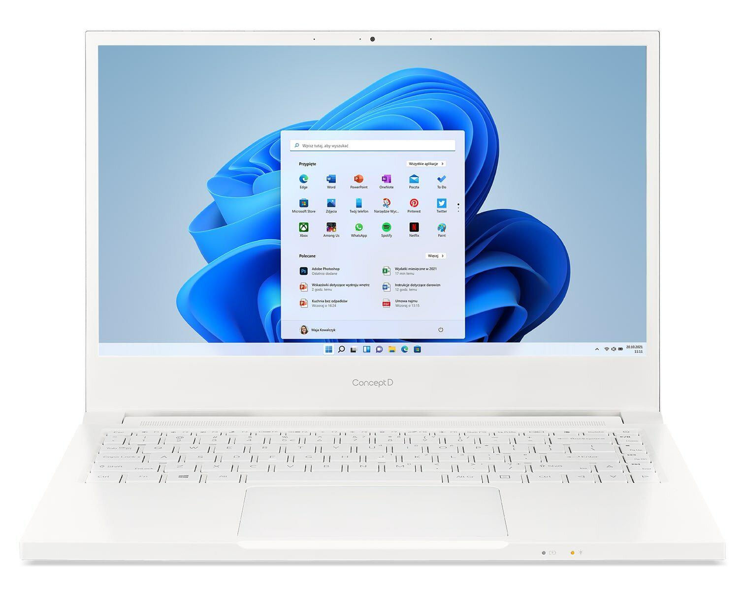 Ноутбук Acer ConceptD 3 CN314-73G 14" IPS i7-11800H RAM 1TB SSD GeForce GTX1650 Windows 11 Professional 16 Gb (NXC6NEP002)