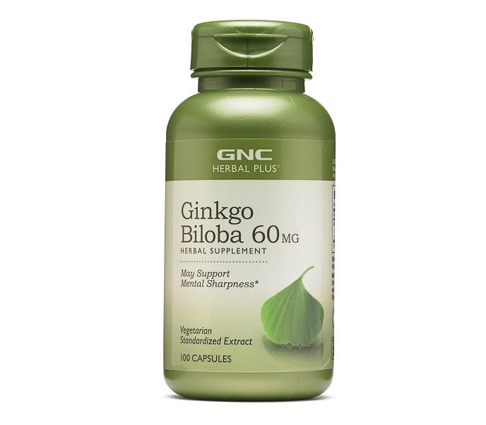 Гинкго Билоба для спорта GNC Ginkgo Biloba 60 мг 100 Caps