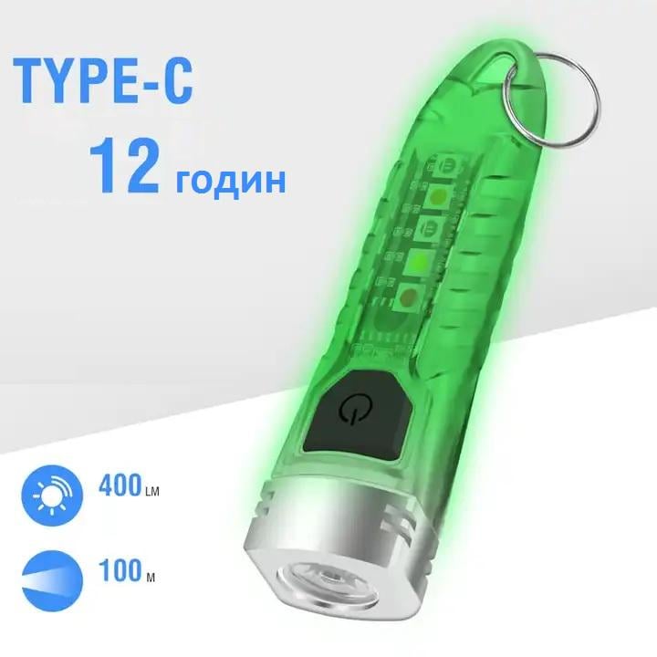 Фонарь-брелок BORUIT V1 светодиодный (20937999) - фото 6