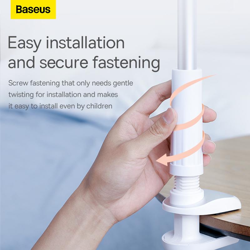 Держатель для телефона BASEUS Unlimited adjustment lazy phone holder Silver (SULR-0S) - фото 13