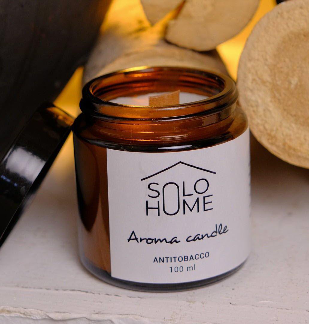 Свічка Solo Home Antitobacco 100 мл (SH-53-280) Свічка Solo Home Antitobacco 100 мл (SH-53-280)