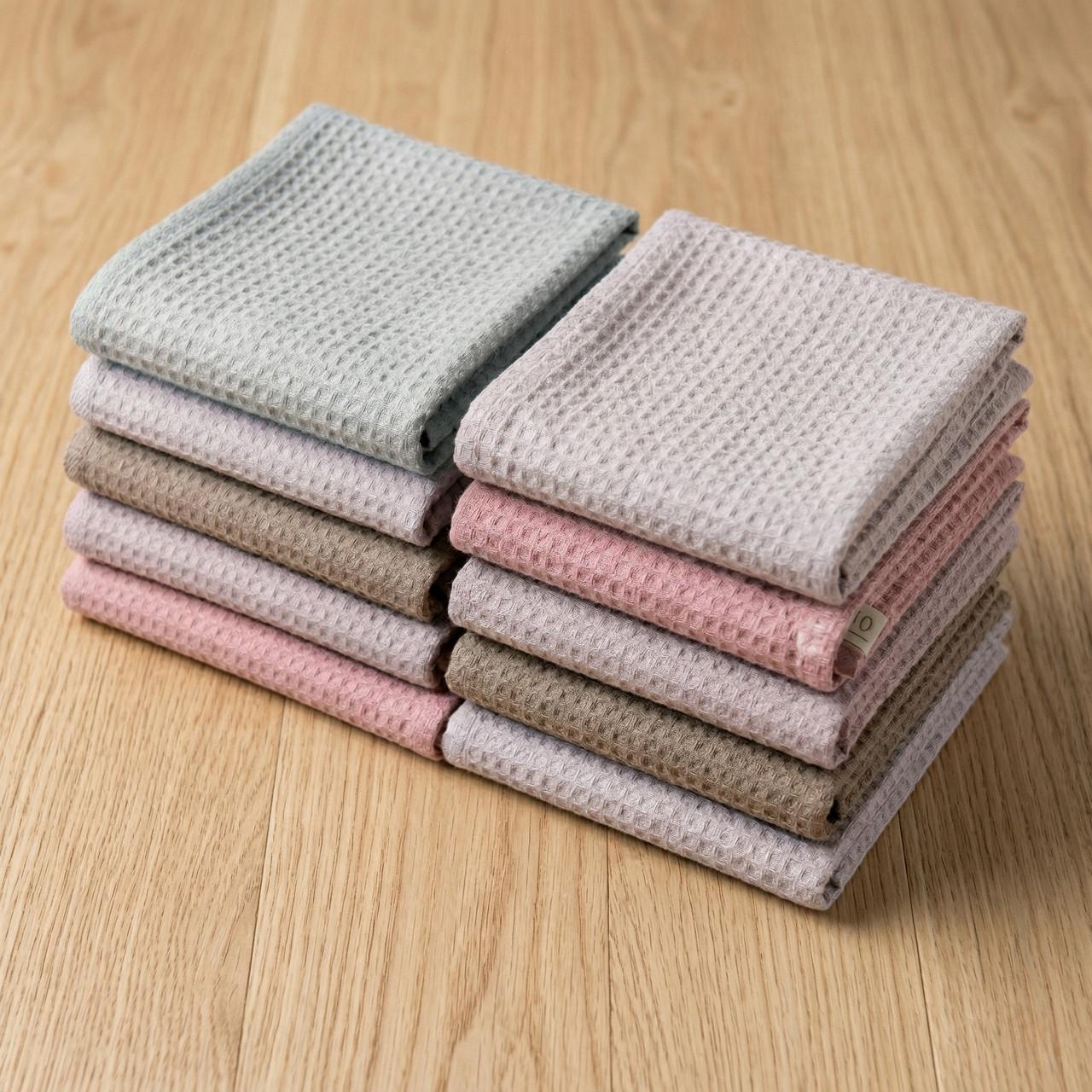 Полотенце вафельное GM Textile 100% натуральный хлопок 30х50 см 10 шт. (000006859)