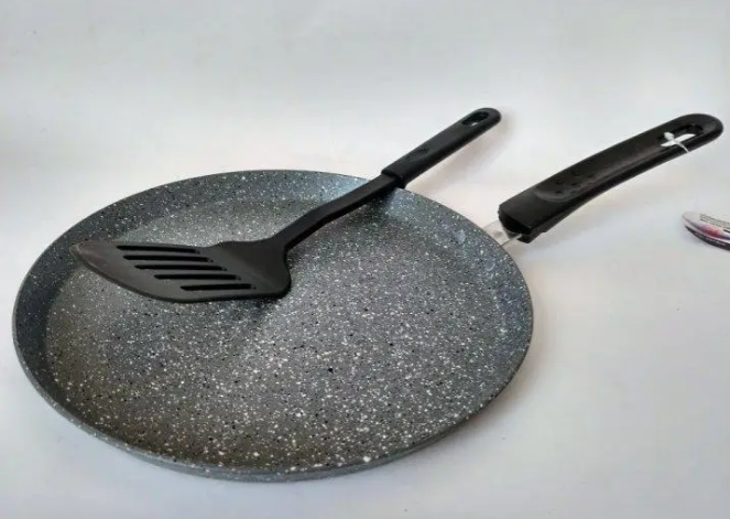 Сковорода для млинців Bohmann з мармуровим покриттям 22 см (BH 1010-22 MRB) - фото 5 Сковорода для млинців Bohmann з мармуровим покриттям 22 см (BH 1010-22 MRB) - фото 5