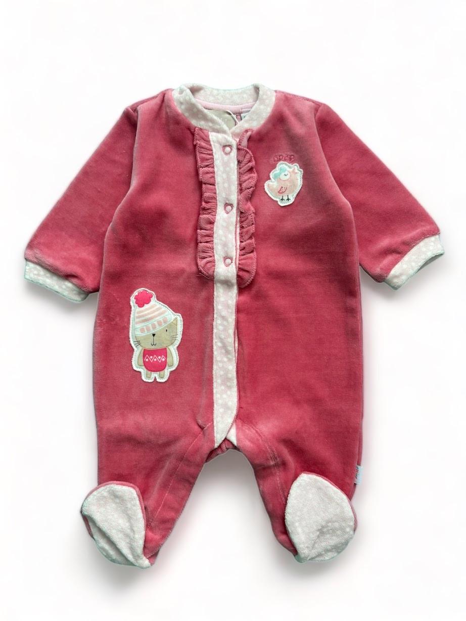 Человечек детский Chicco на кнопки 0-3 мес. 56 см Розовый (2087346880)