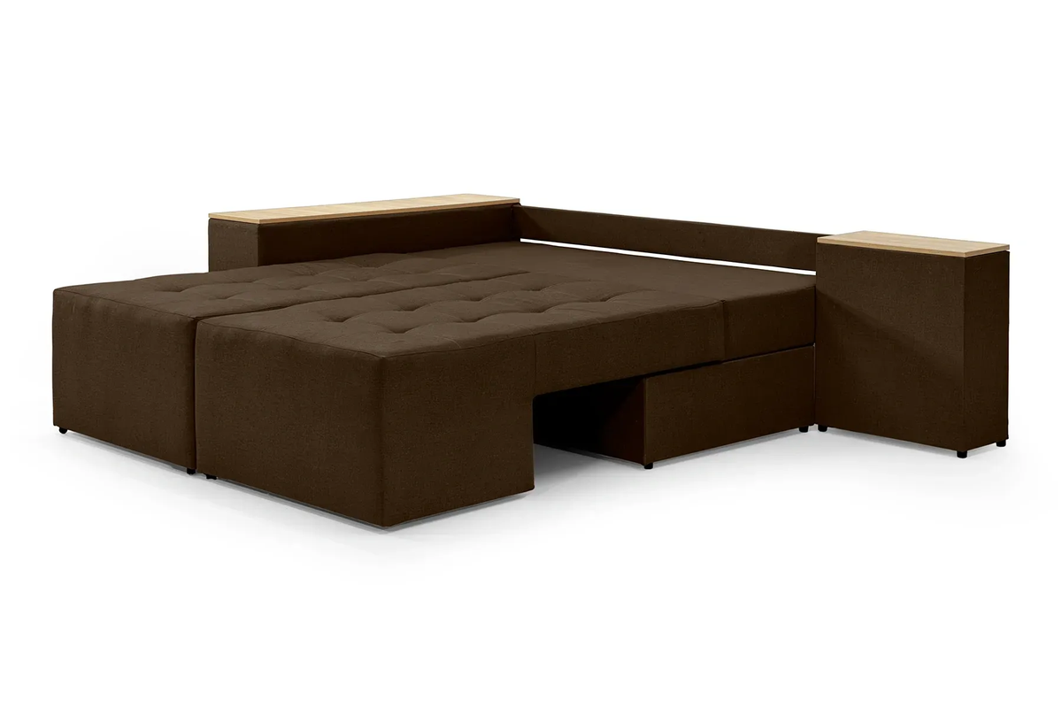 Диван кутовий Доміно 245х160 см Коричневий (29557834) - фото 6 Диван кутовий Доміно 245х160 см Коричневий (29557834) - фото 6